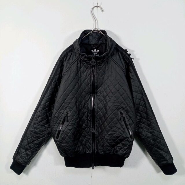 adidas × Barbour キルティングジャケット ブラック