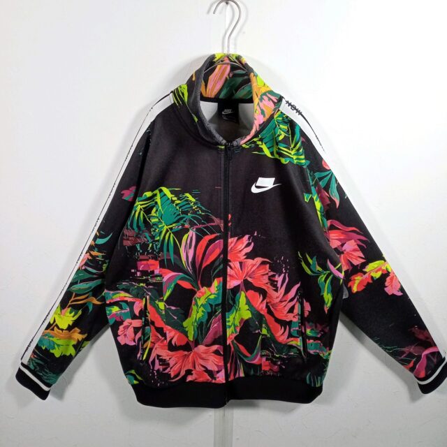 NIKE 総柄 トラックジャケット ボタニカル