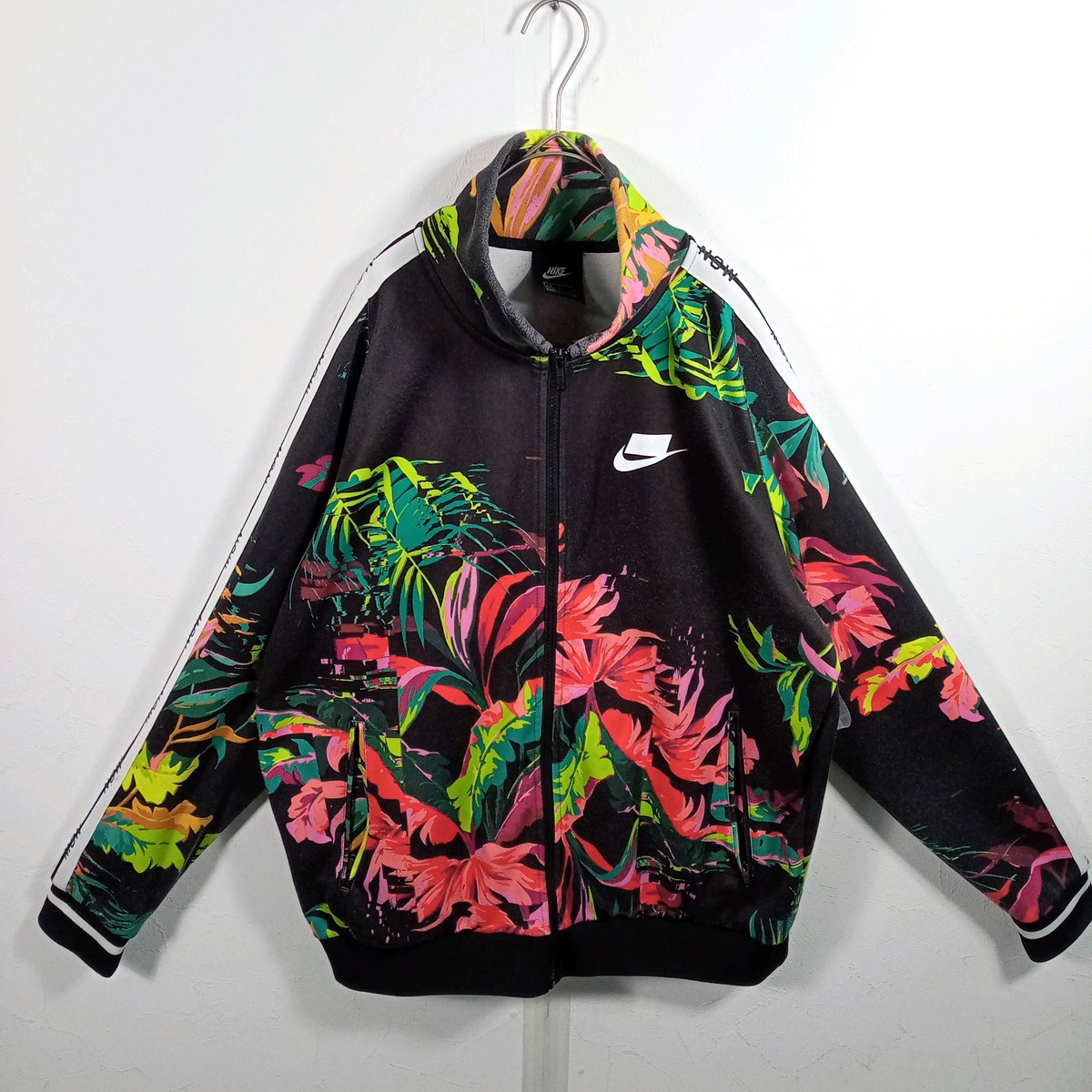 NIKE 総柄 トラックジャケット ボタニカル