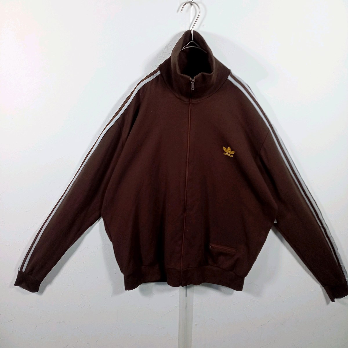 70s adidas VENTEX トラックジャケット フランス製 ブラウン