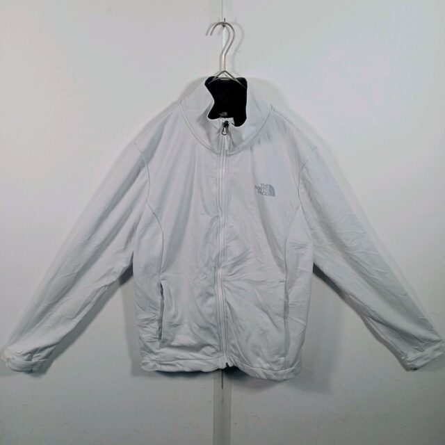 THE NORTH FACE WINDWALL ソフトシェルジャケット ホワイト レディース XL