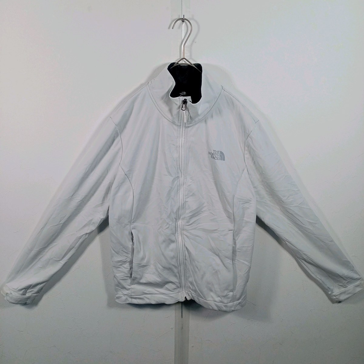 THE NORTH FACE WINDWALL ソフトシェルジャケット ホワイト レディース XL